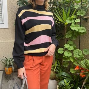 Vintage multicolored St. John knitted sweater